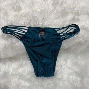 Discontinued Victorias Secret Teal Satin Panty